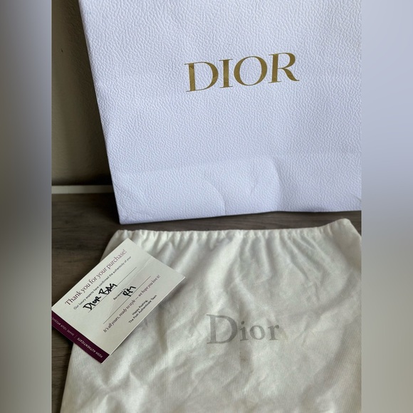 Dior Lady Dior Cannage Nylon Handbag Beige - Picture 9 of 17